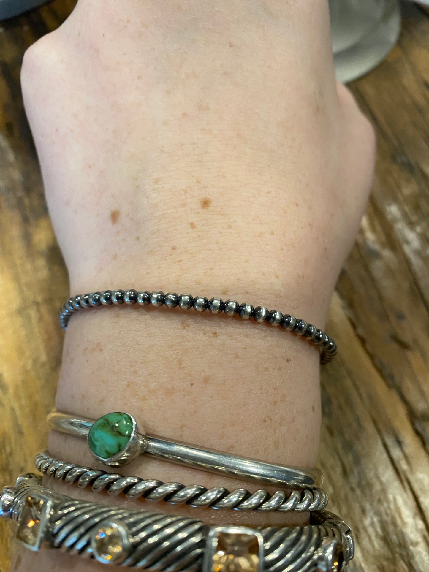 3mm Navajo Pearl Bracelet