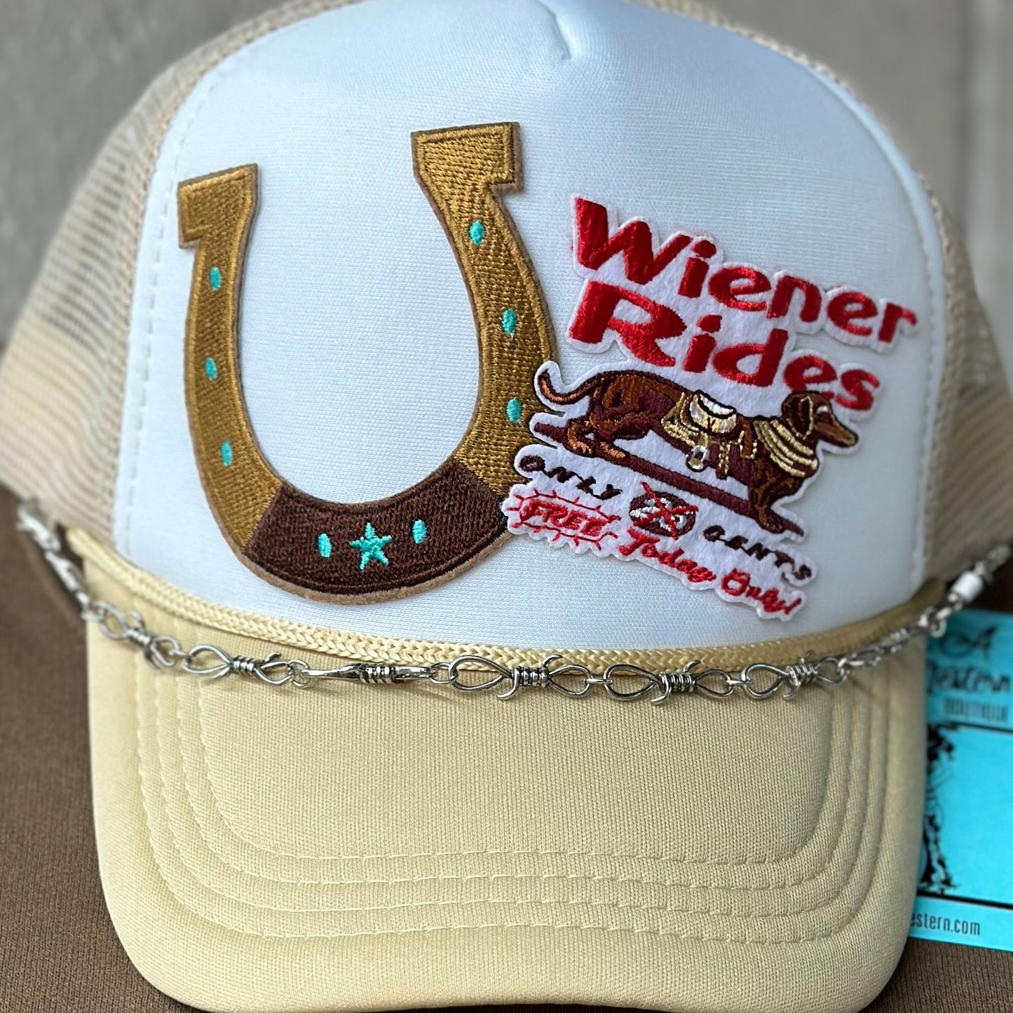 Tan Weiner Rides Trucker Cap - 2