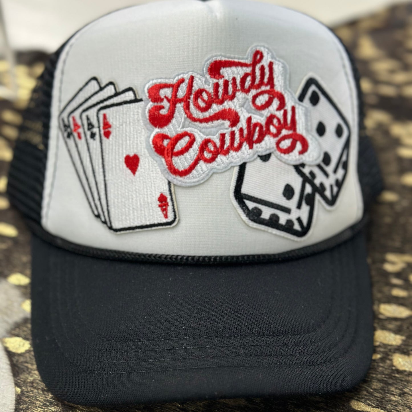 Howdy Cowboy High Roller Cap-3
