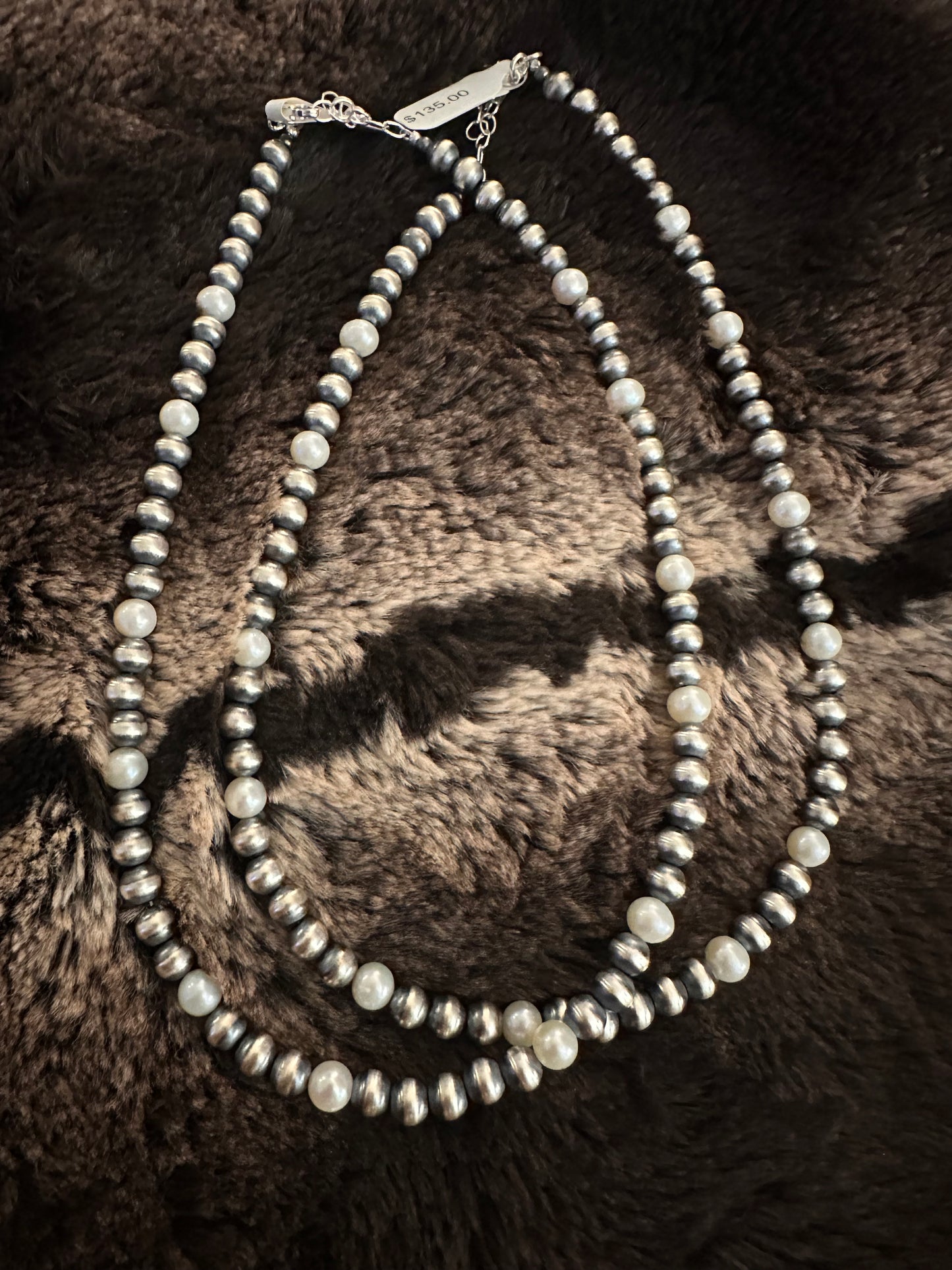 Sterling Silver Beads with Pearls