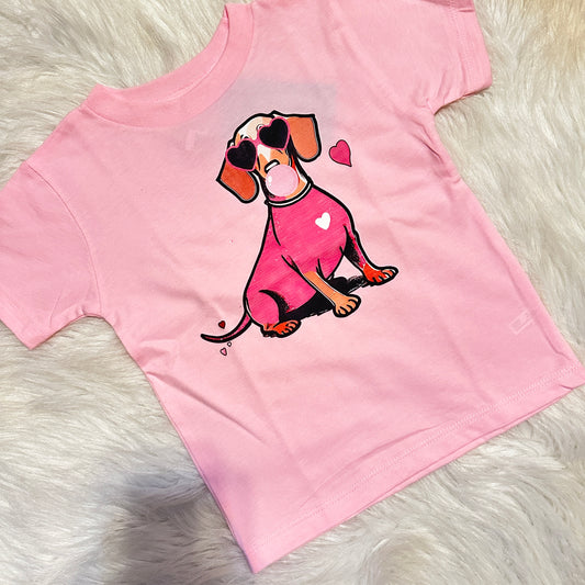 Toddler/Youth Bubblegum Doxie T-Shirt