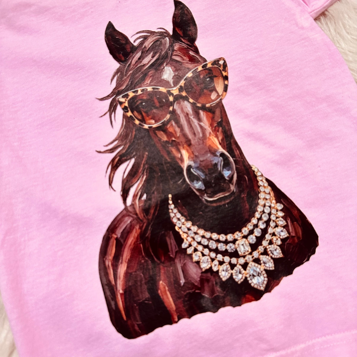 Youth Glam Bay Horse Blossom Pink Tee