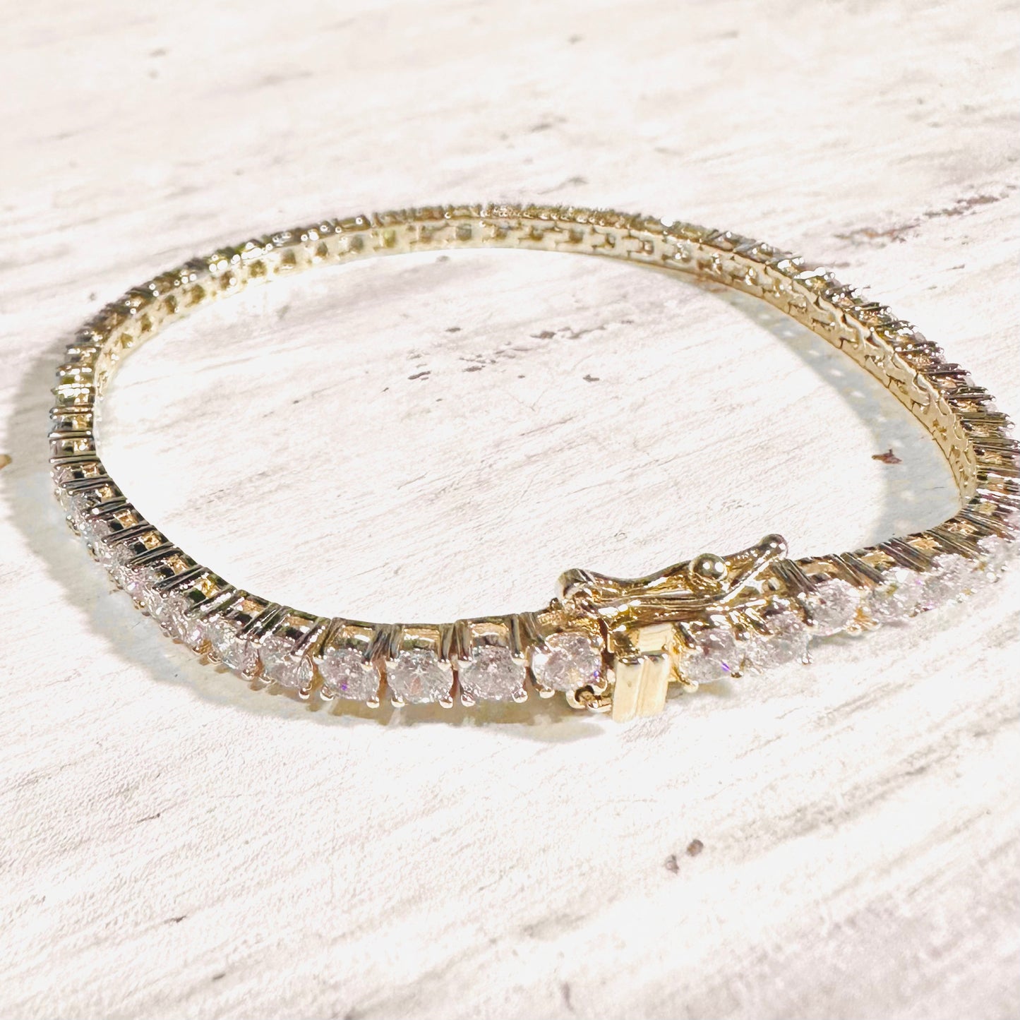 Classic Gold Tennis Bracelet