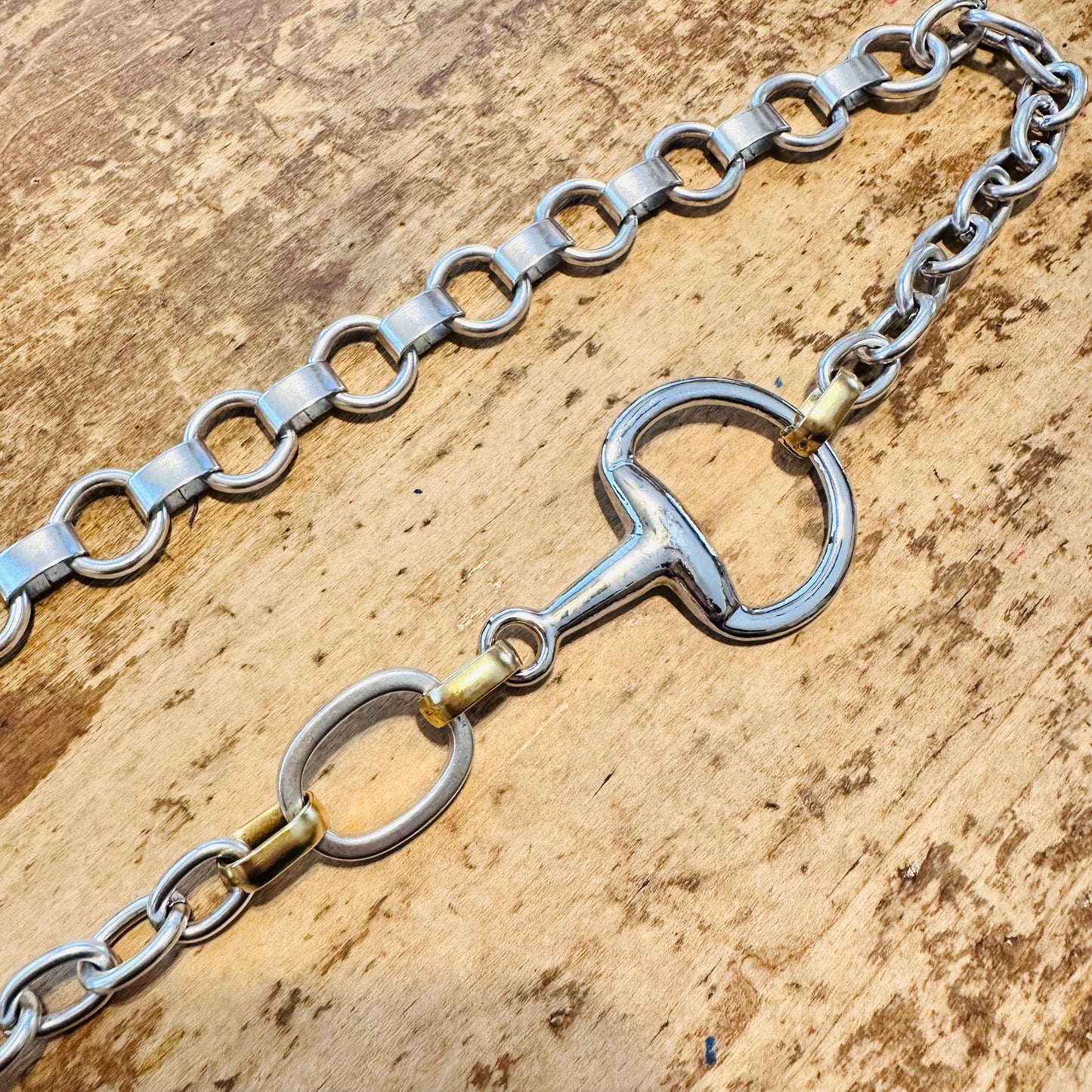 Yochi NY 40" Double Bit Toggle Necklace