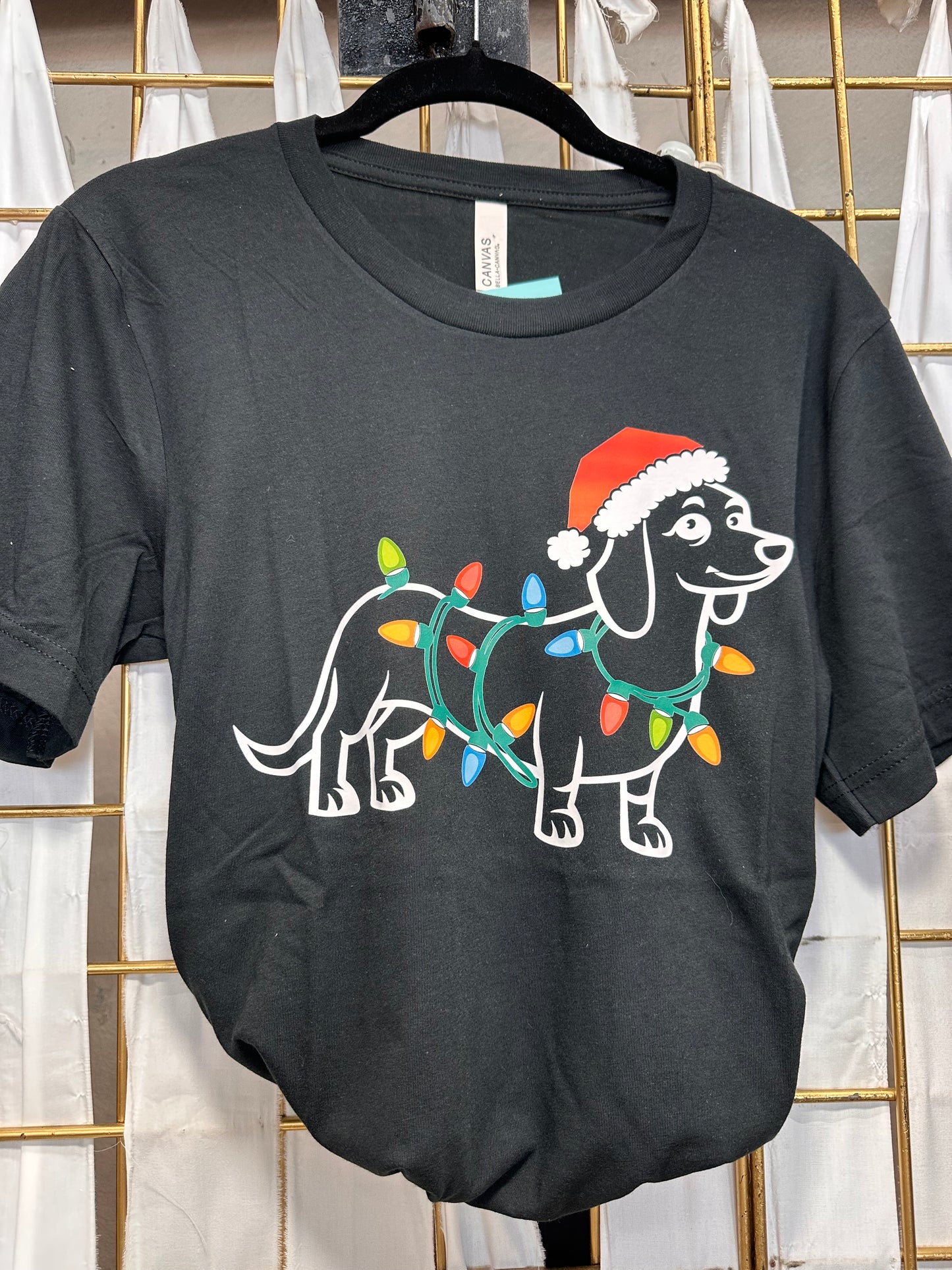 Christmas Light Dachshund Tee