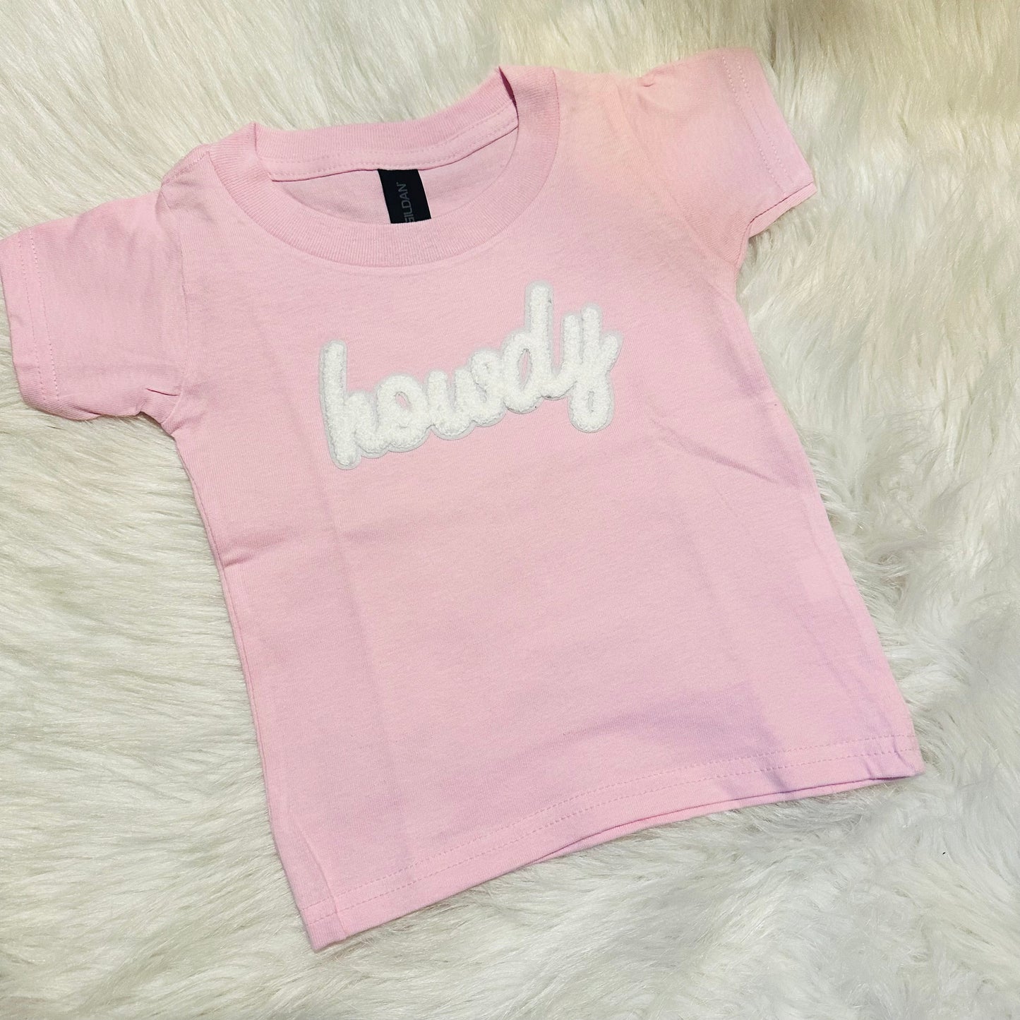 Pink Howdy Toddler Tee