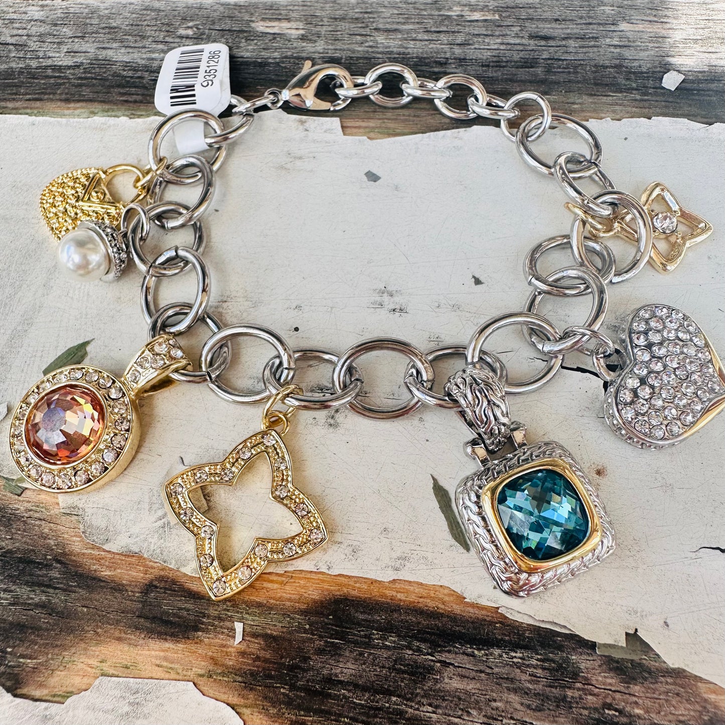 Silver Chain Trinket Bracelet