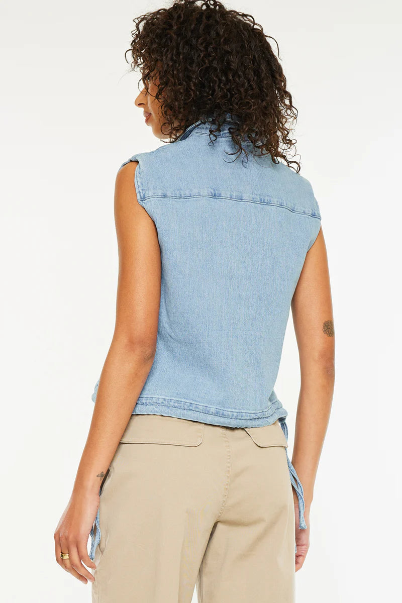 KanCan V-Neck Sleeveless Top