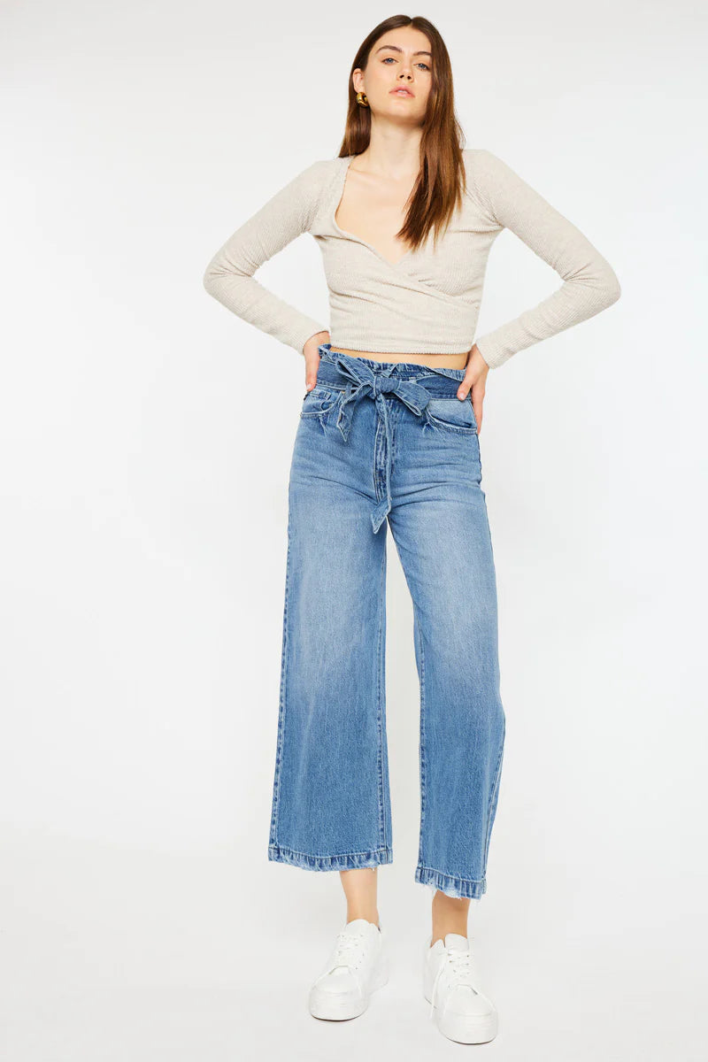 KanCan Ultra High Rise Paperbag Jeans