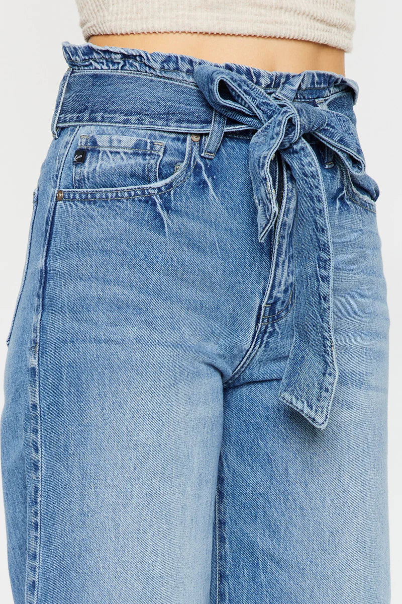 KanCan Ultra High Rise Paperbag Jeans