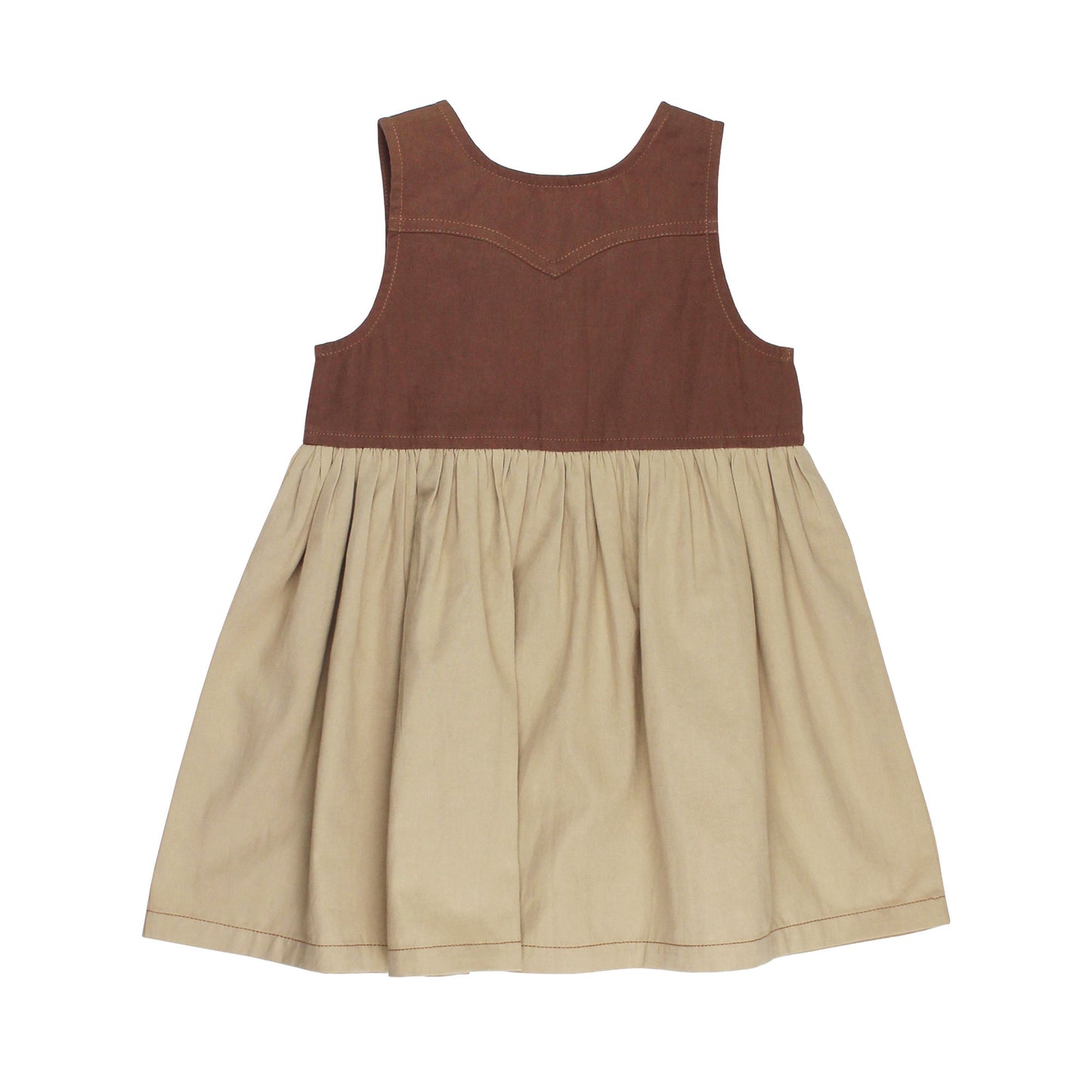 L'oved Baby Organic Sleeveless Dress- Oatmeal