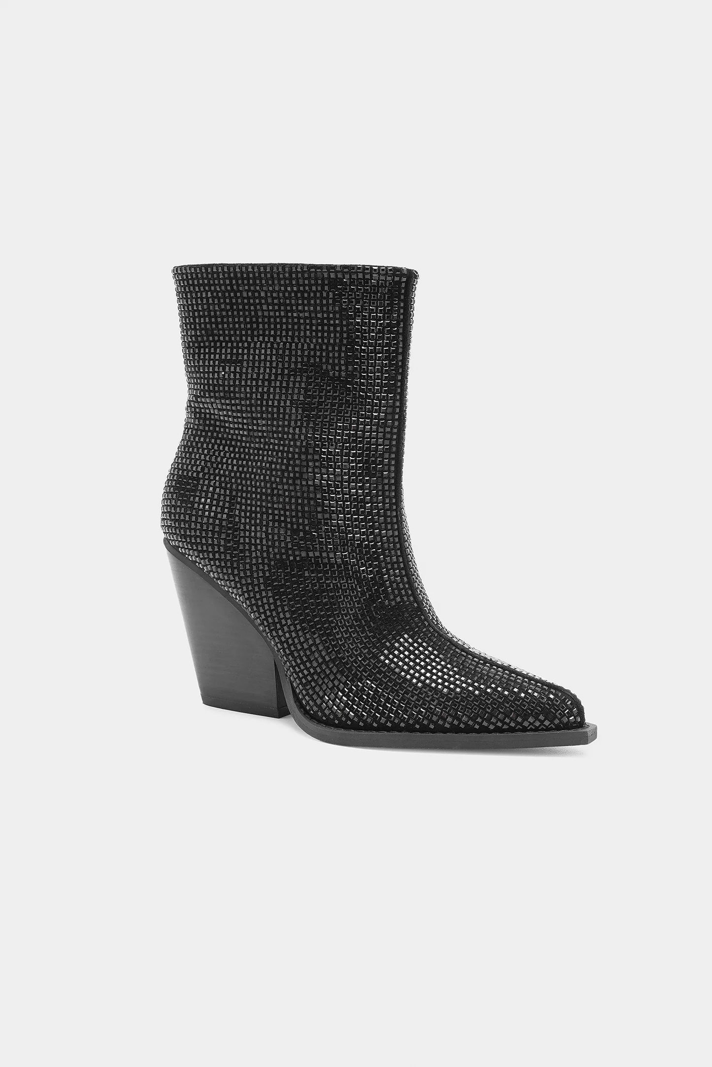 Mikayla Rhinestone Ankle Boots