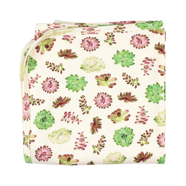 Organic Buttercream Succulent Blanket