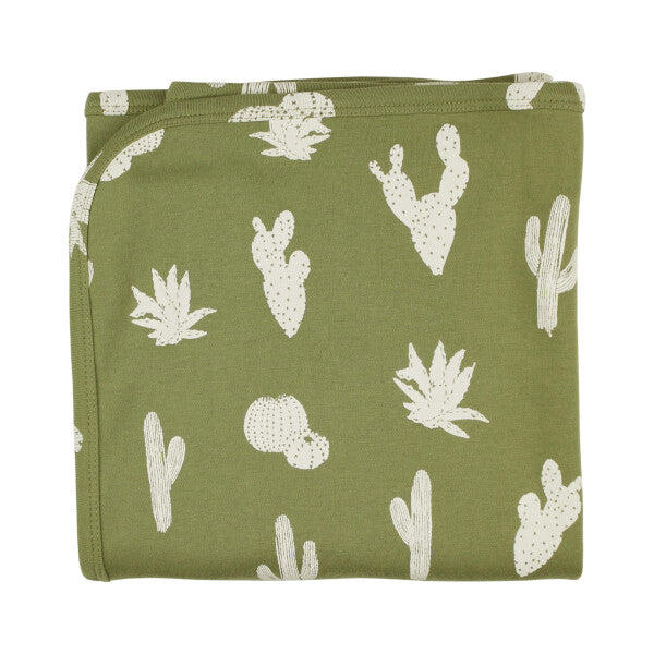 Organic Sage Cactus Blanket