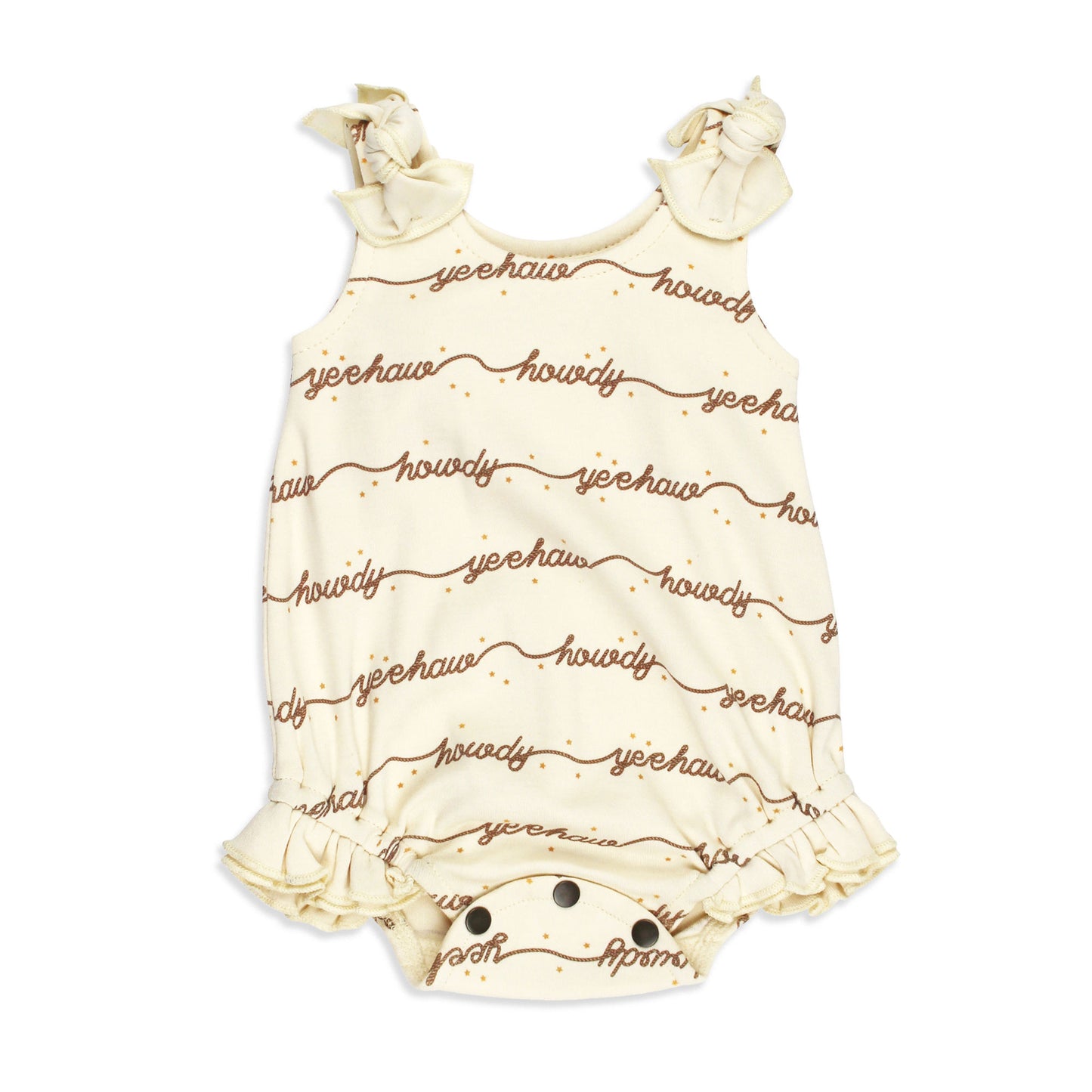 L'oved Baby Howdy Shoulder Bow Bodysuit