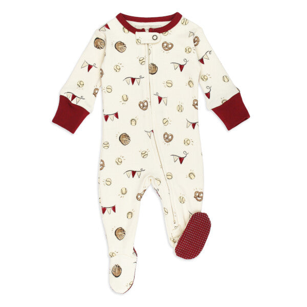 Infant Boys Game Day Organic Footie