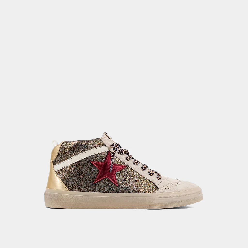 Paulina Gold Black Sneaker by ShuShop