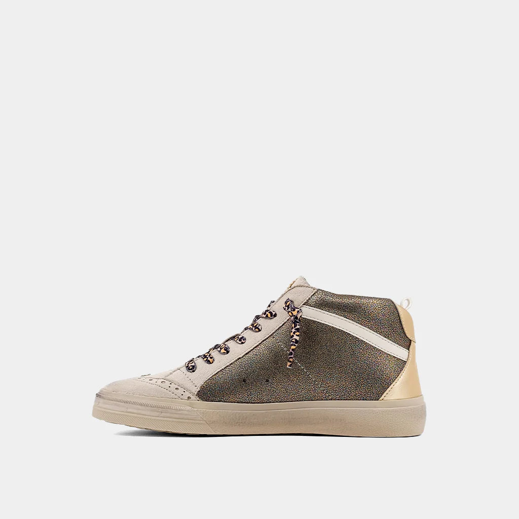 Paulina Gold Black Sneaker by ShuShop