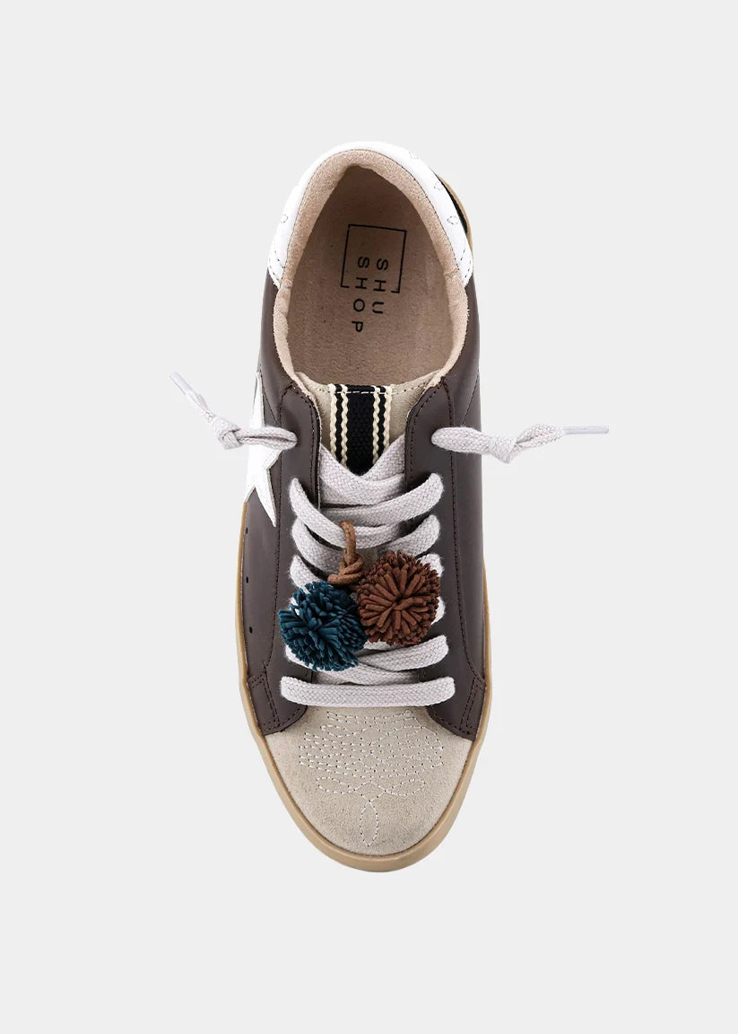 Shushop Peggy Sneaker- Brown