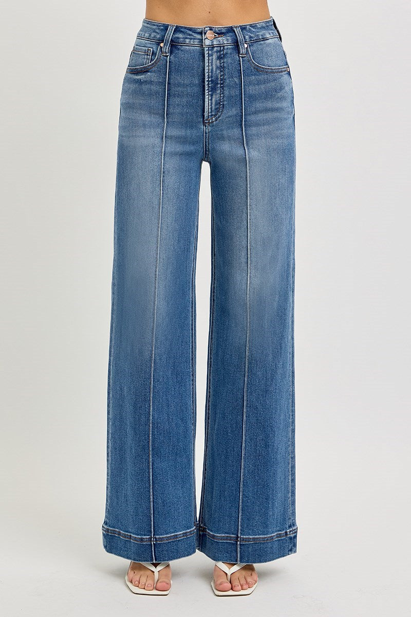 Risen TC High Rise Pintuck Jeans