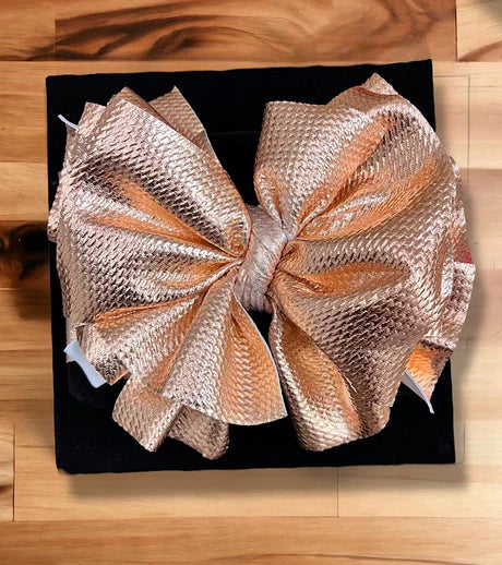 Metallic Rose Gold Headband