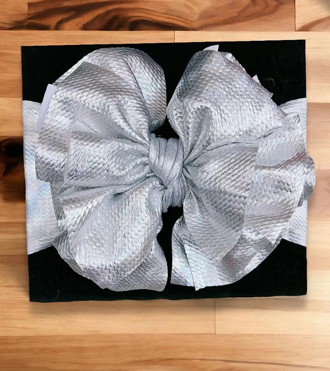 Metallic Silver Headband