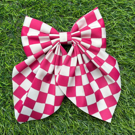 Hot Pink Alligator Clip Bow