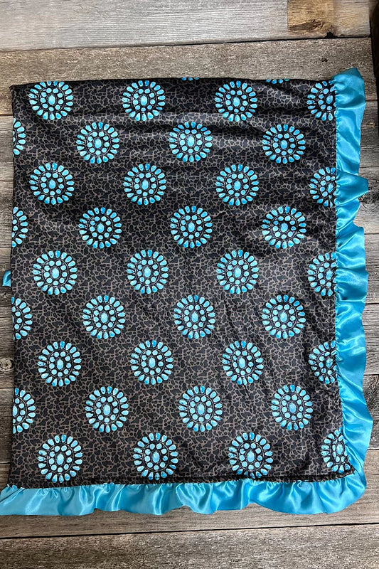 Concho & Animal Print Baby Blanket