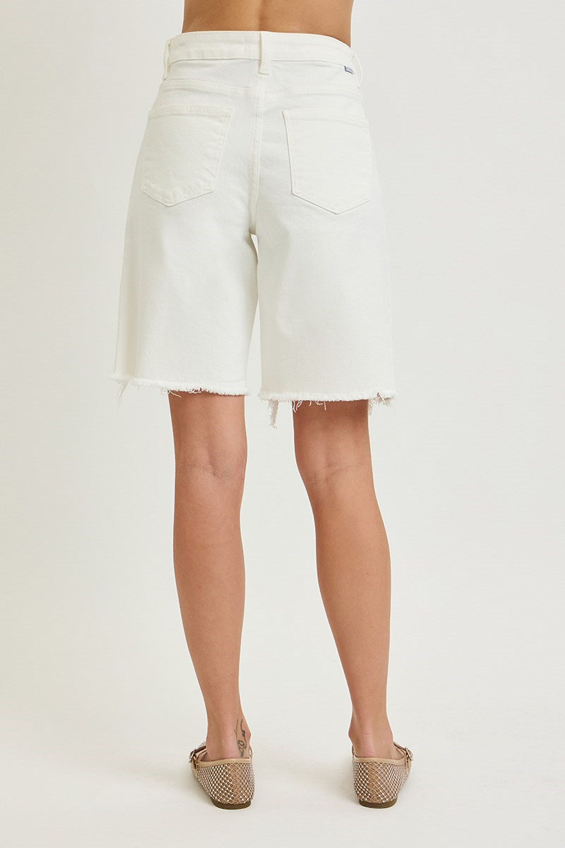 Risen Mid Rise Relaxed Bermuda Shorts