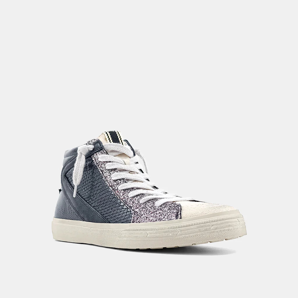 Shu Shop Rooney Black Snakeskin Hightops