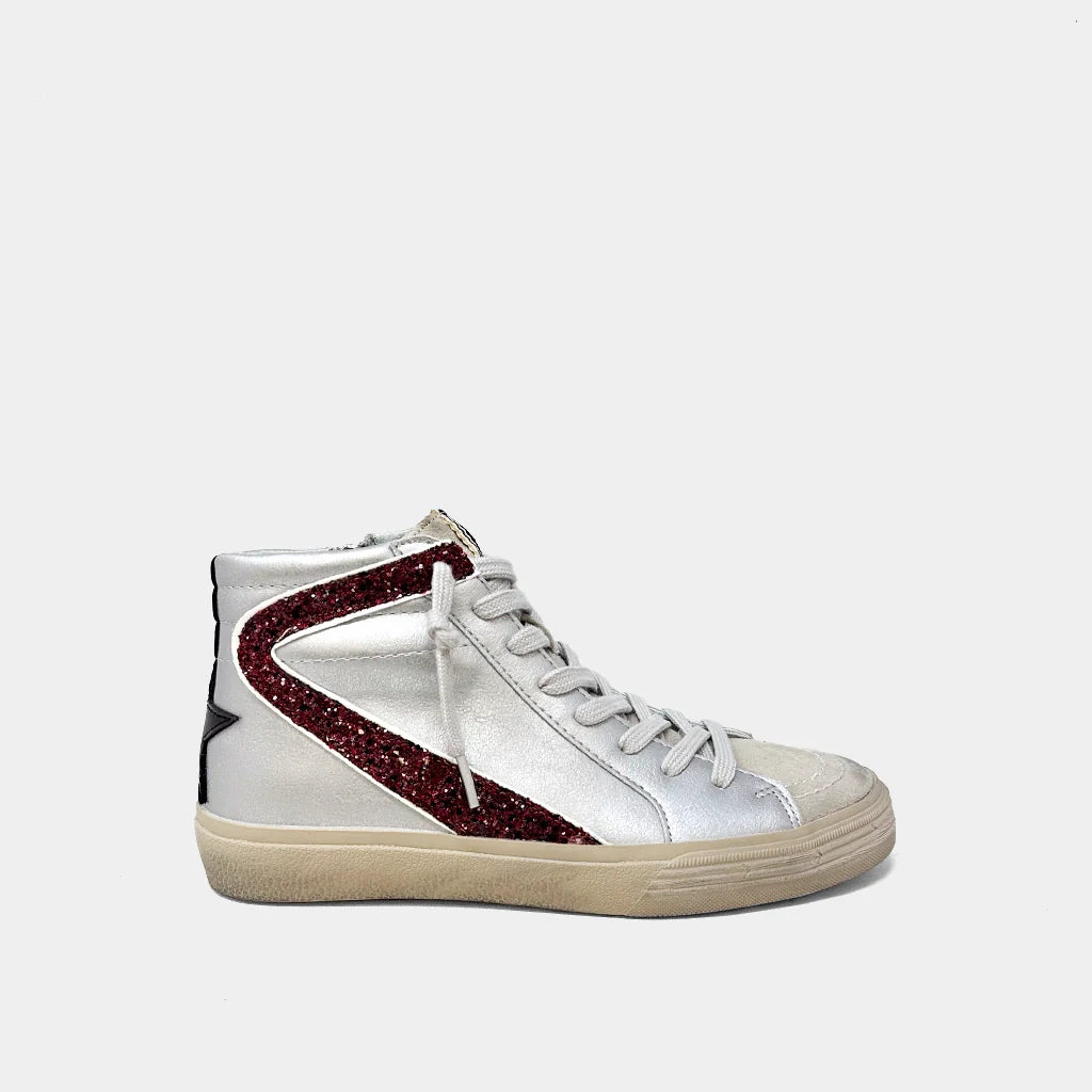 Rooney Silver Hightops by ShuShop