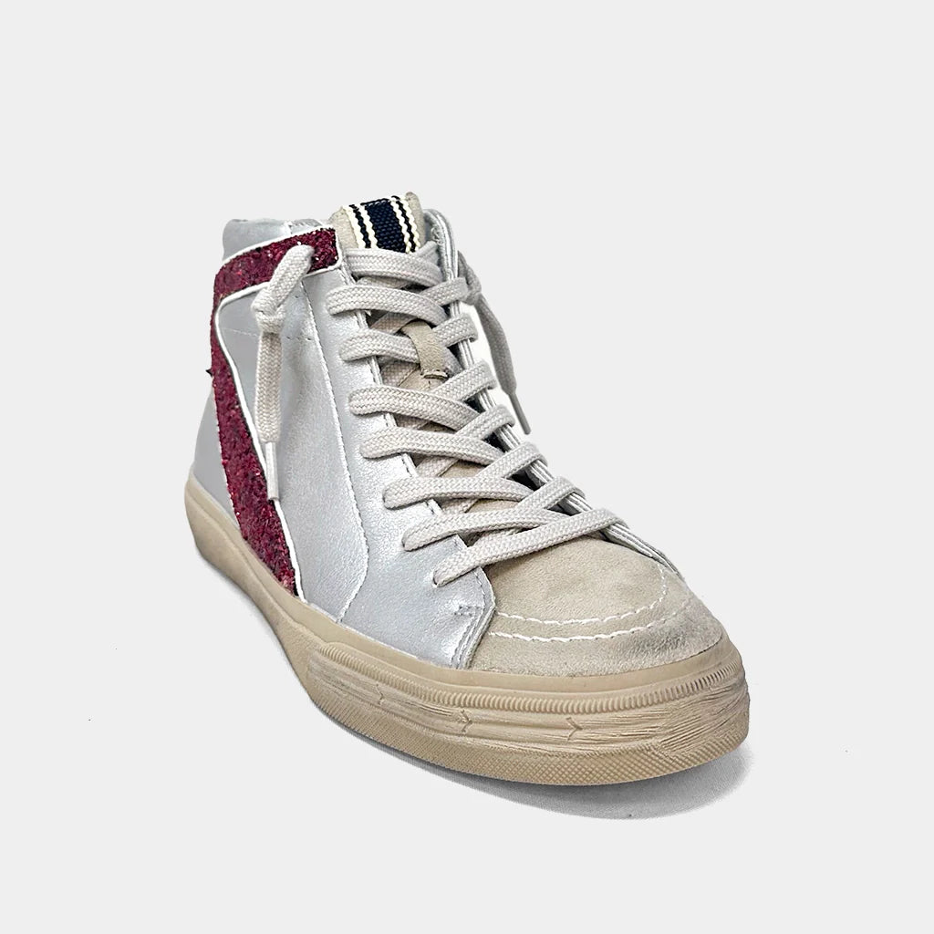 Rooney Silver Hightops by ShuShop