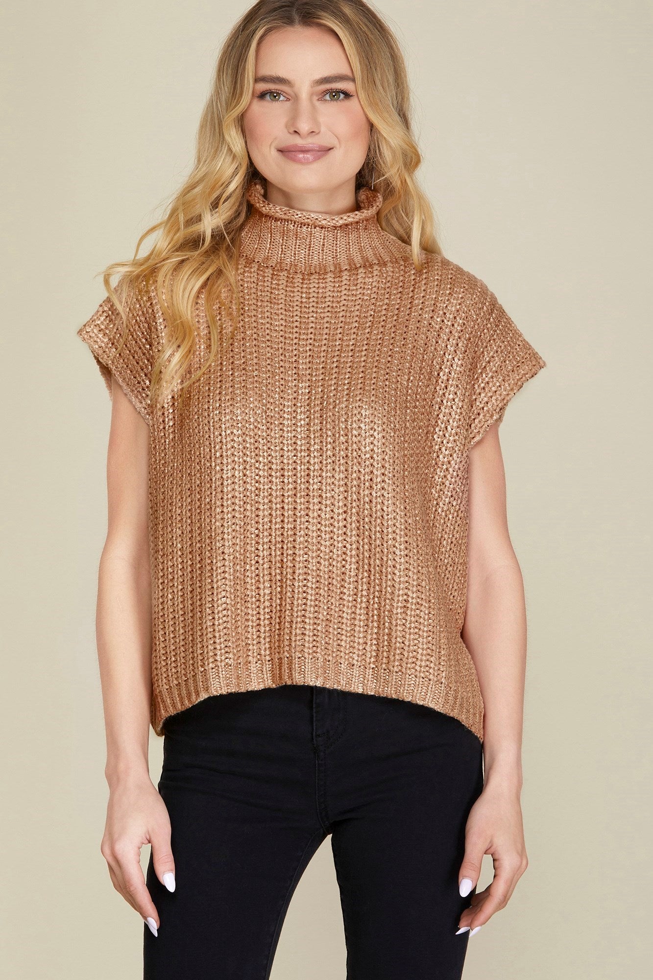 Gold Metallic Foil Top