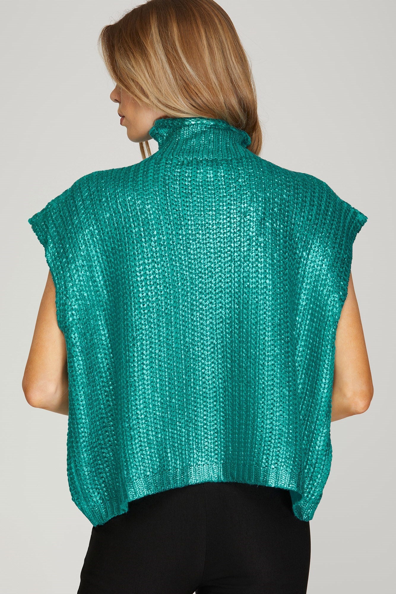 Emerald Metallic Foil Top