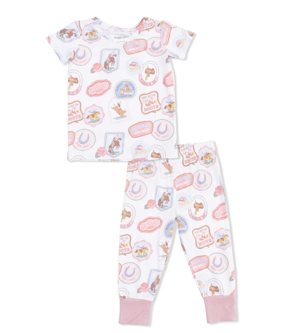 Girls Rodeo Patches Loungewear Set