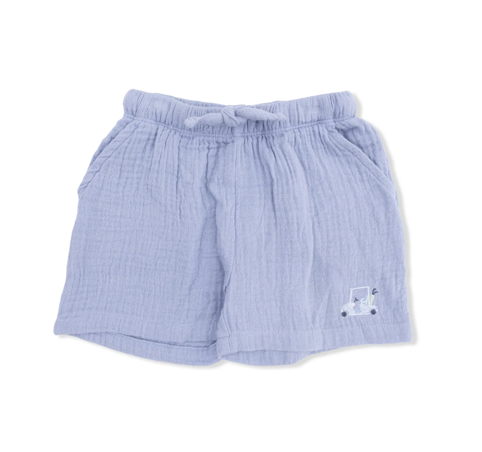 Boys Golf Trellis Polo & Shorts Set