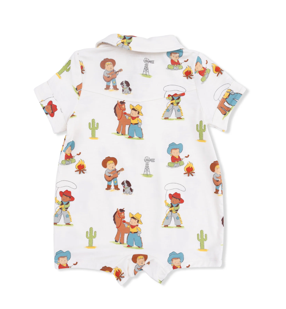 Infant Boys Vintage Cowboy Shortie
