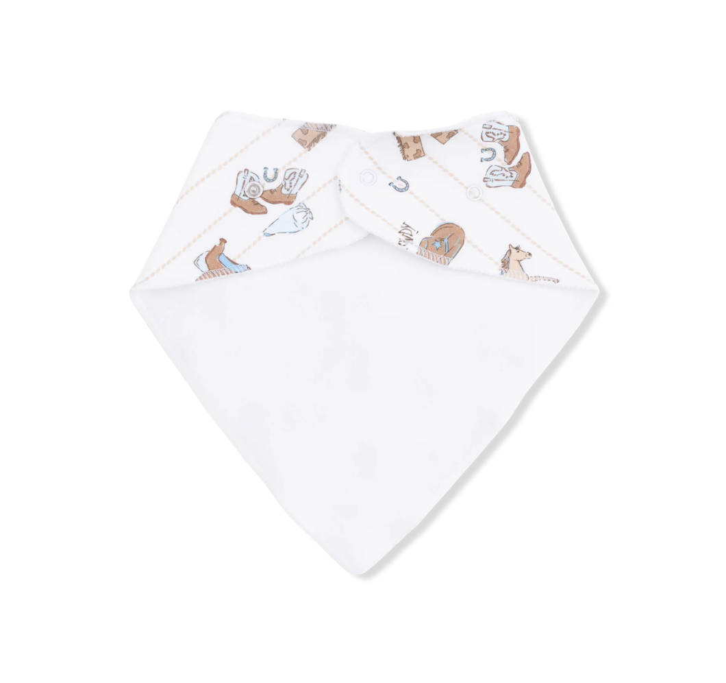 Angel Dear Cowboy Nursery Bandana Bib