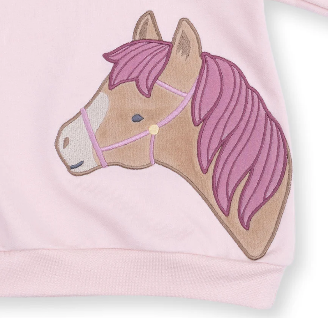 Angel Dear Horse Head Oversized Sweatshirt