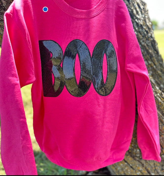 Heliconia Boo Sequin Sweatshirt