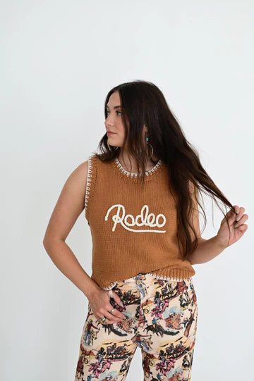 Brown Rodeo Sweater Vest