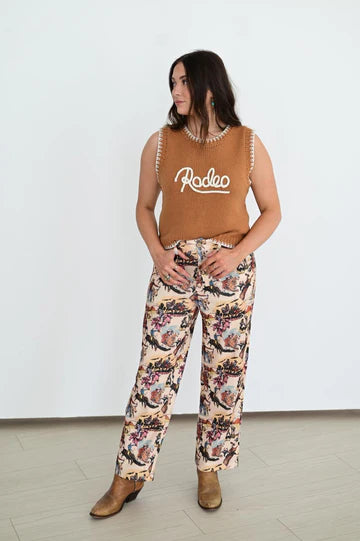 Brown Rodeo Sweater Vest