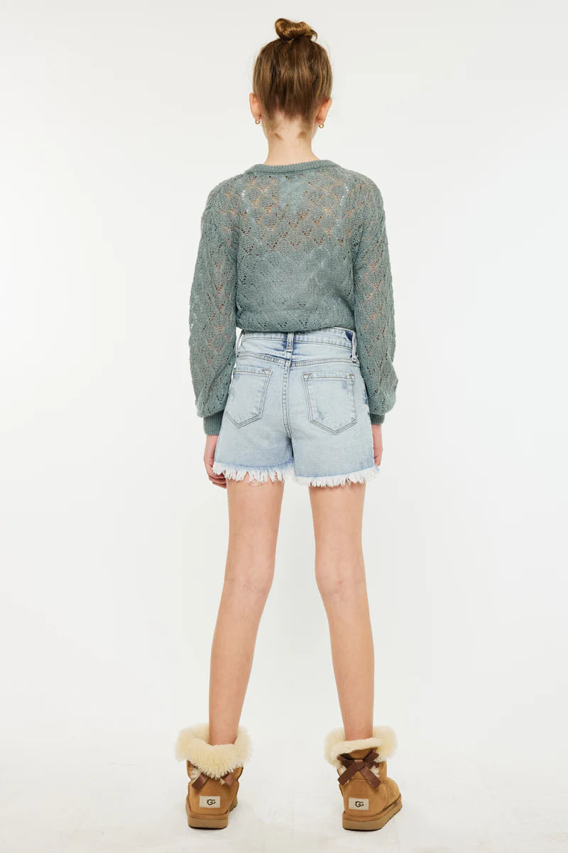 Kancan Youth High-Rise Mom Shorts