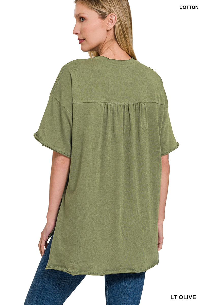 The Jackie Top in Olive