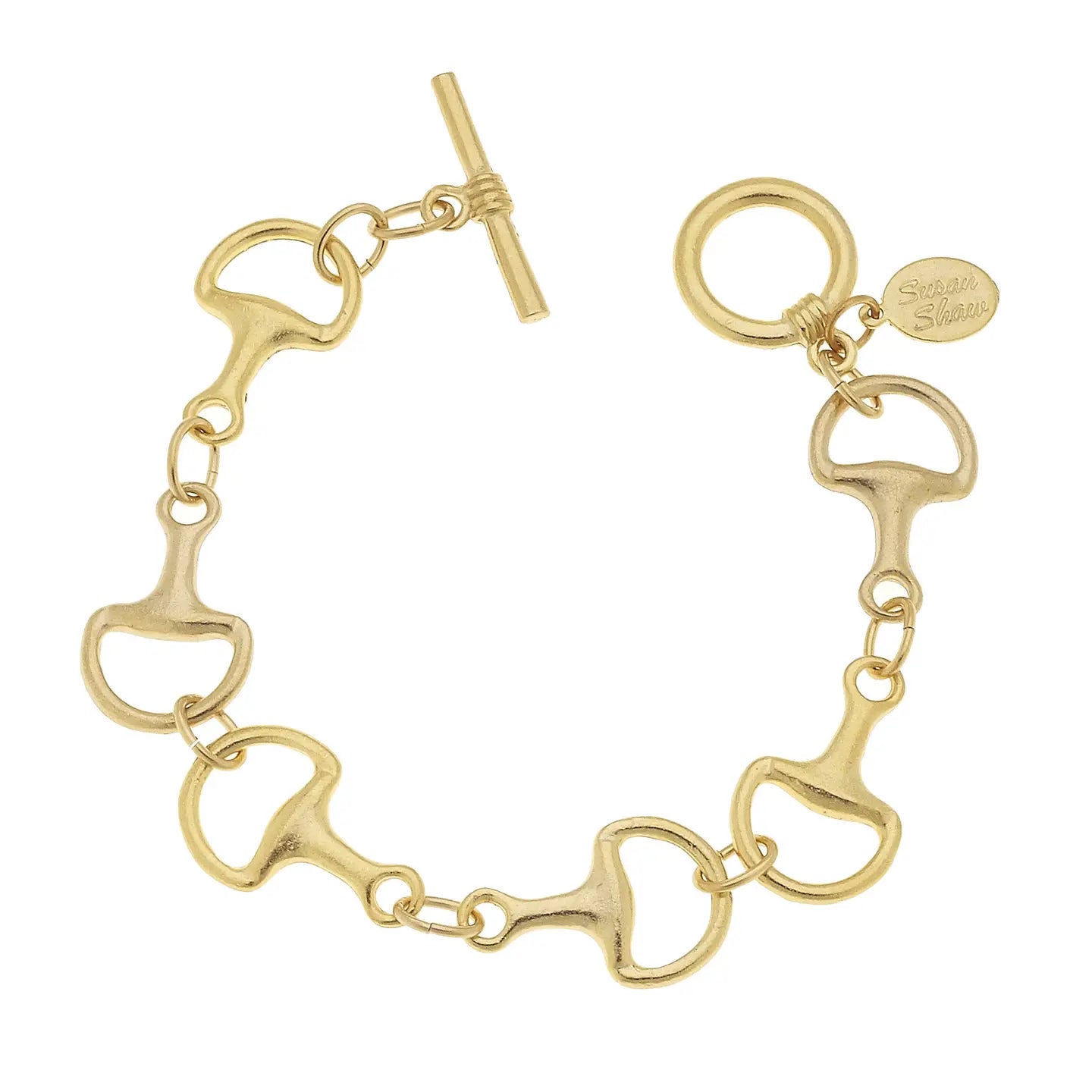 Susan Shaw Gold Bit Bracelet
