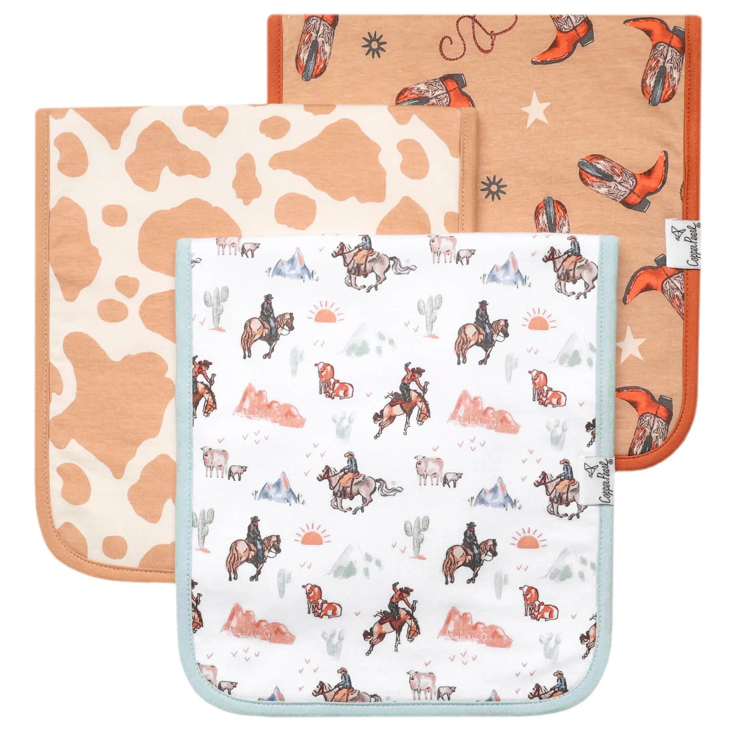 Boone Burp Cloth Set of 3