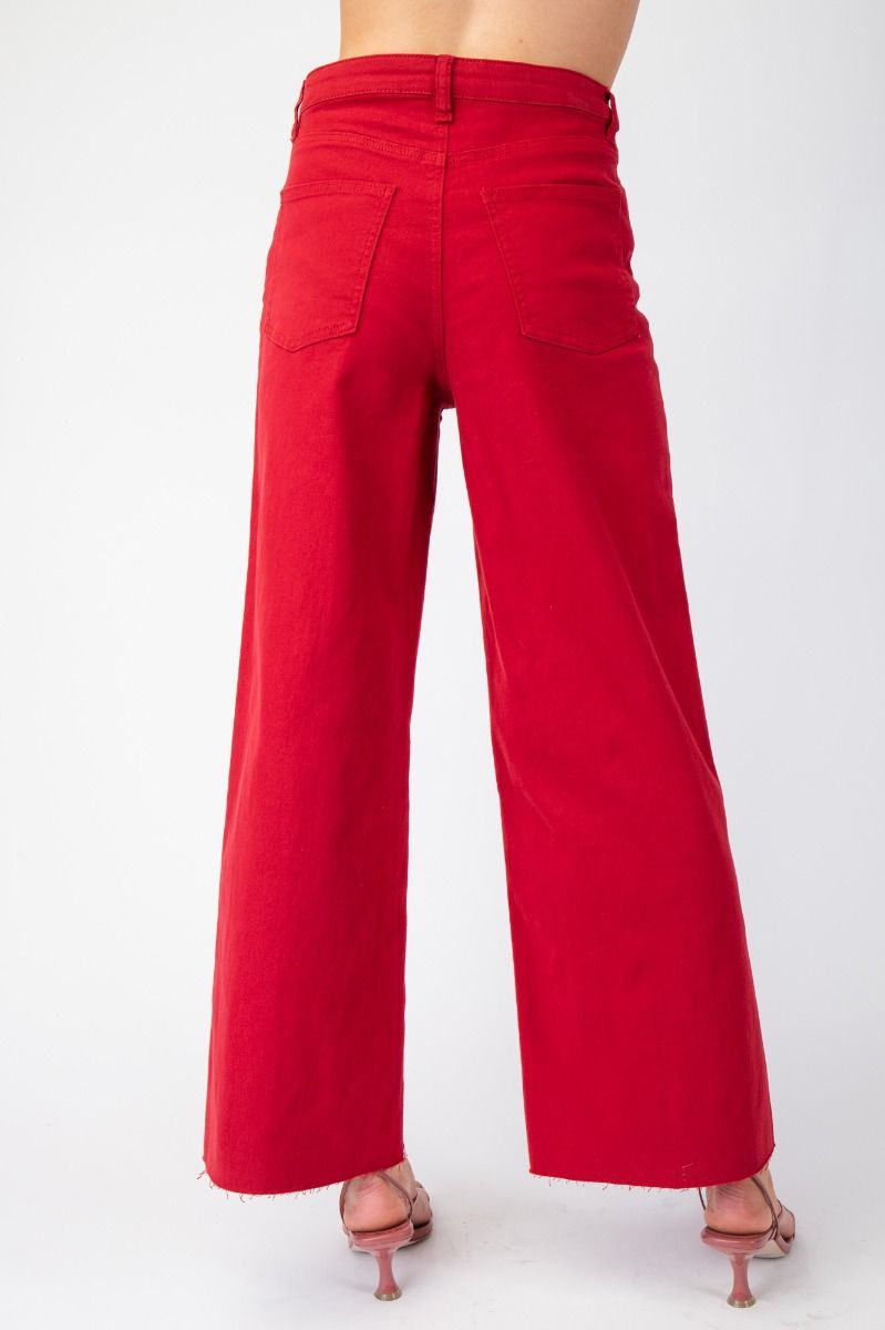 Red Soft Stretch Twill pants