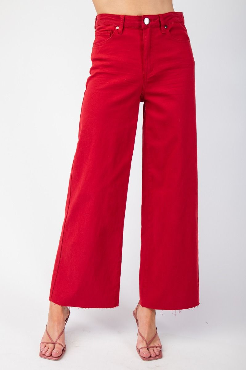 Red Soft Stretch Twill pants