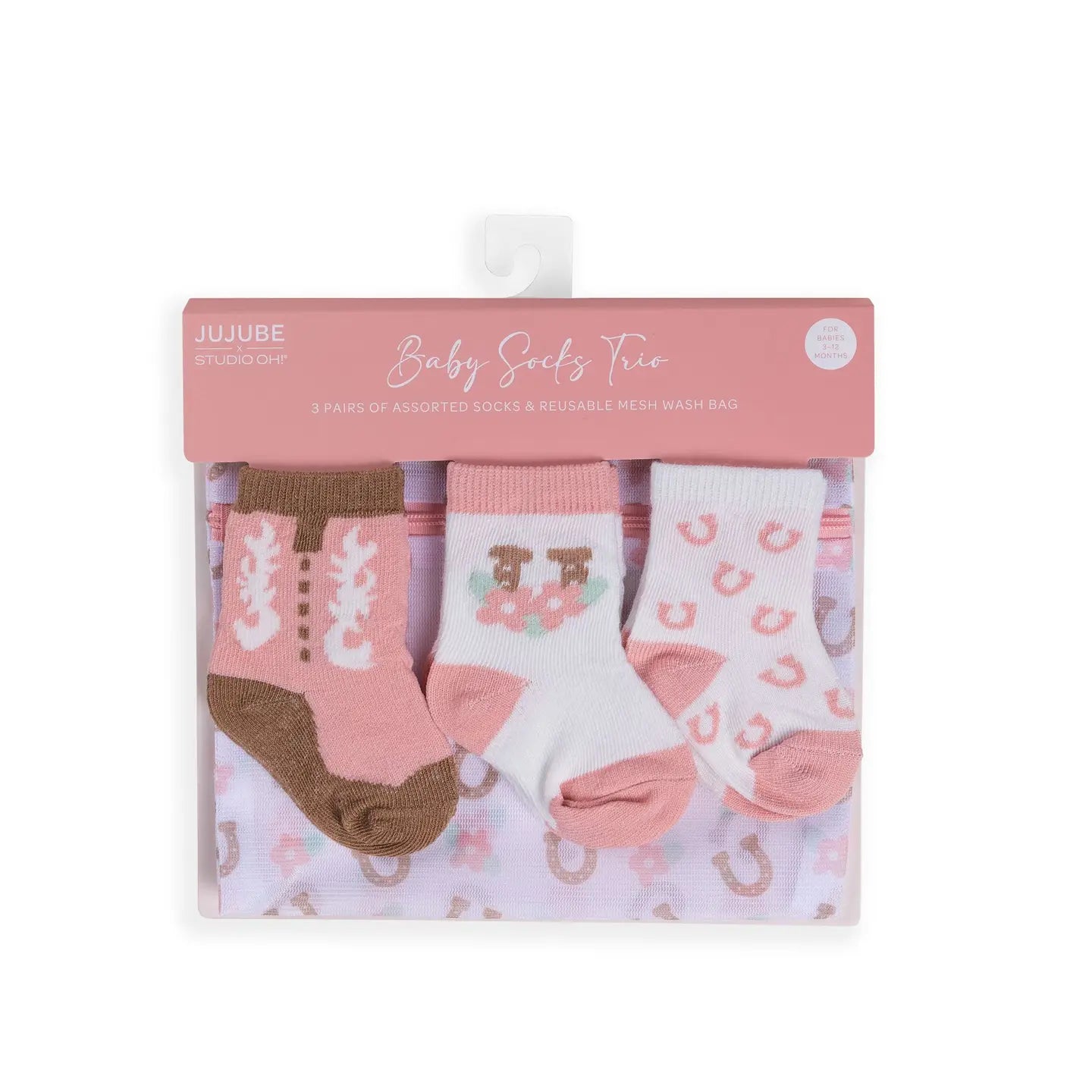 Bloomin' Boot Baby Sock Trio