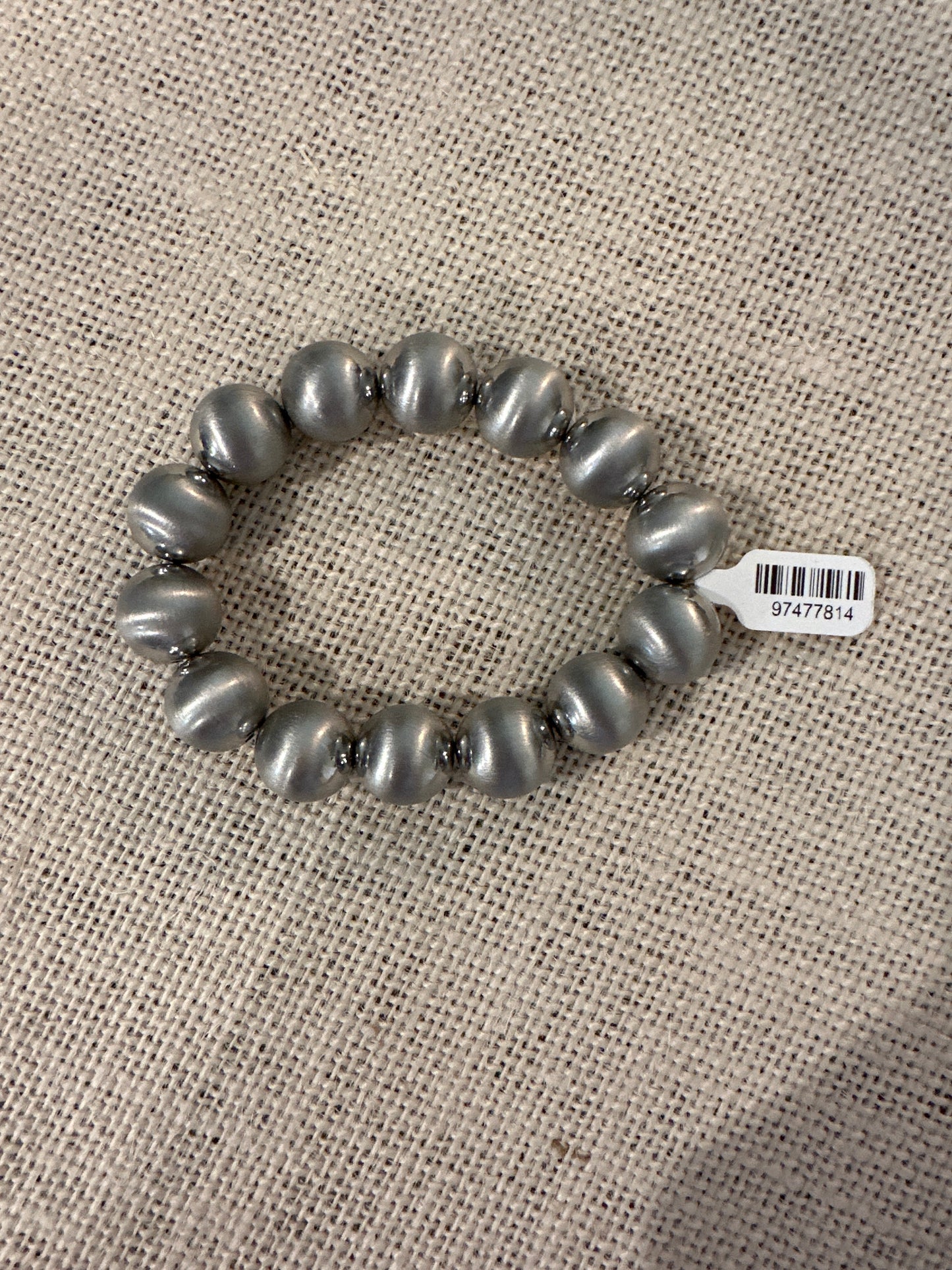 Large Washed Bead Bracelet